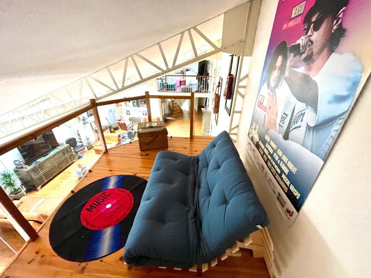 Superbe LOFT centre-ville - Sauna - parking privé -Clim- 1 à 10personnes Brive-la-Gaillarde Exterior foto
